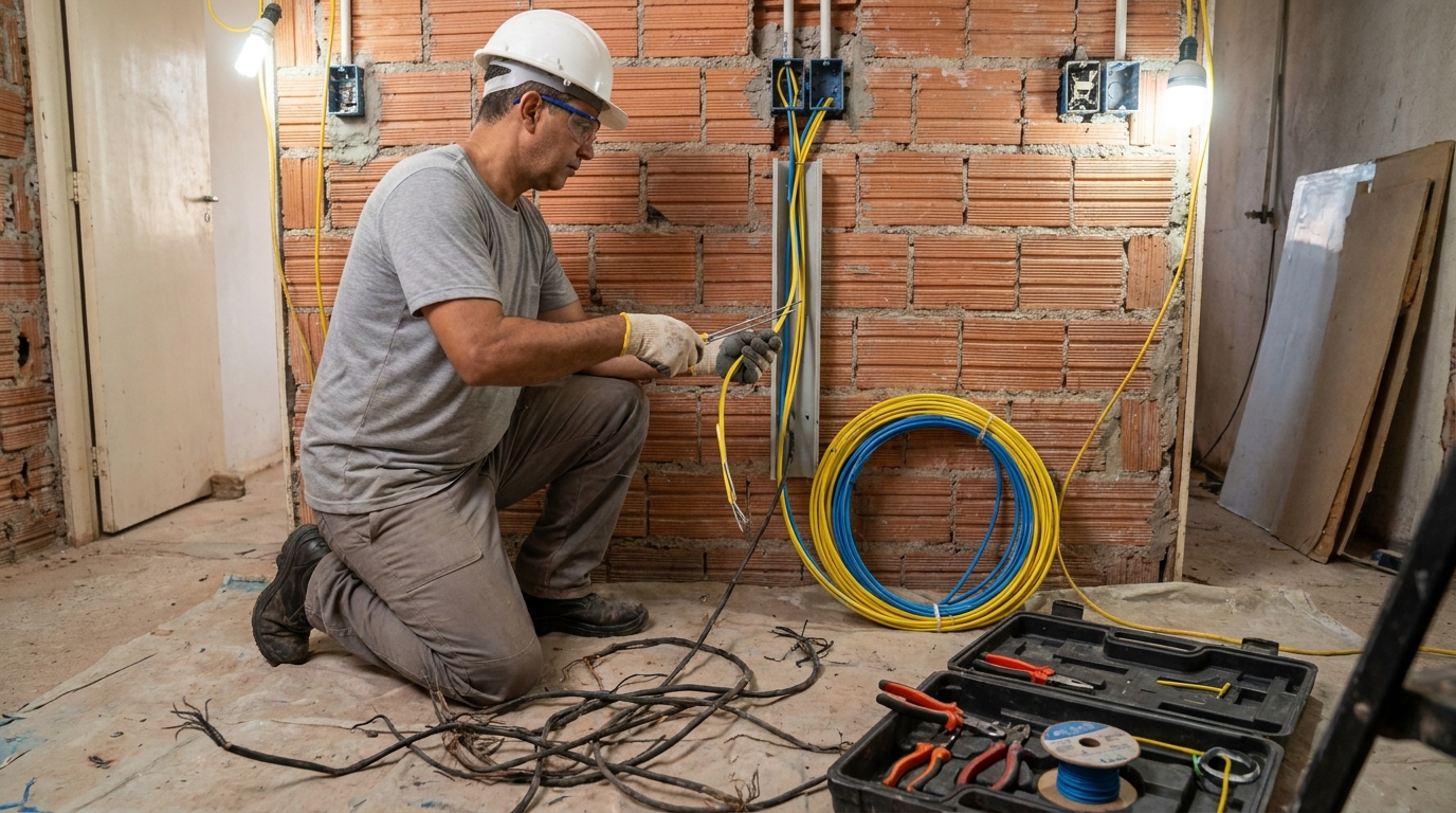 Adequação de Fiação em Indaiatuba‑SP
