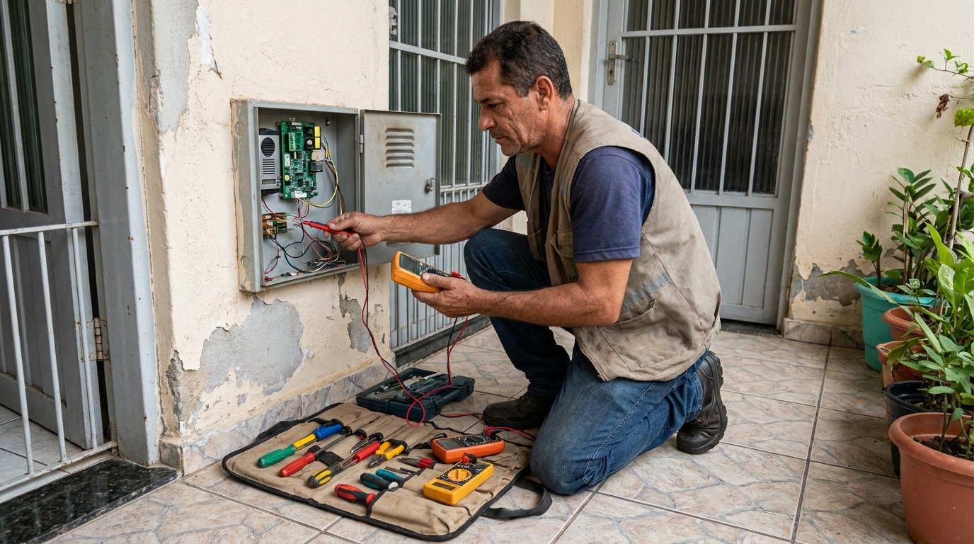 Troca de Fiação de Interfone em Indaiatuba‑SP